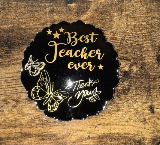 Teacher Gift Appreciation Day Tea Coffee Mug Coaster