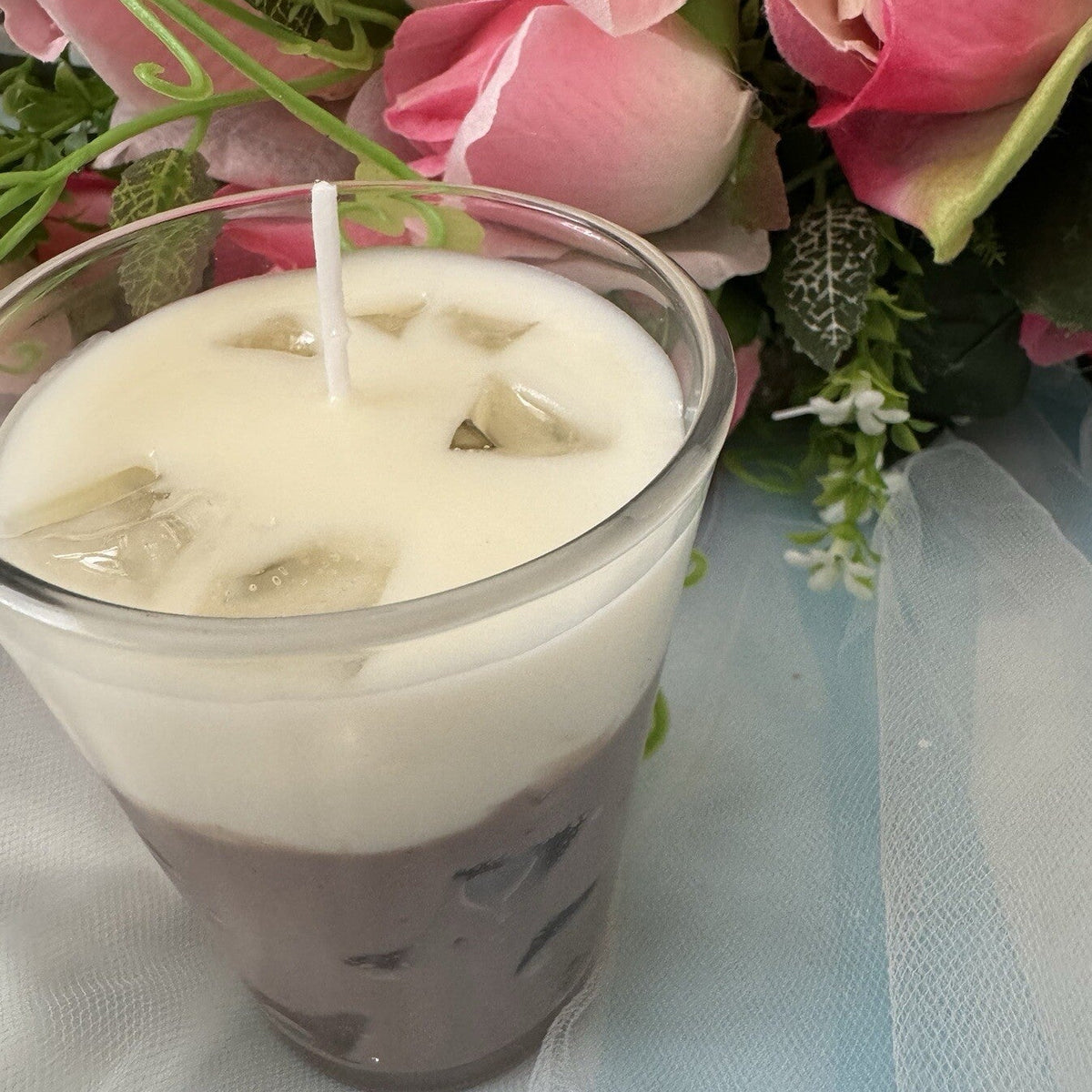 Handmade Iced Coffee Candle | Coffee Scented Soy Wax Candle | Coffee Lover Gift | OfstyGlow