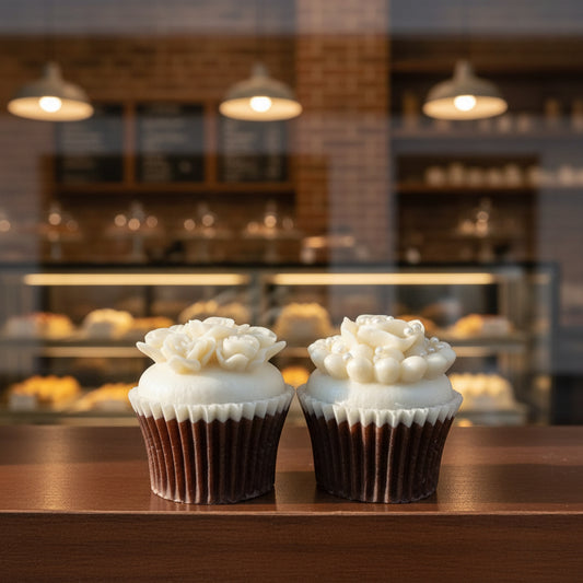 Handmade Resin Cupcake Display – Realistic Fake Cupcake for Shop Window Decor