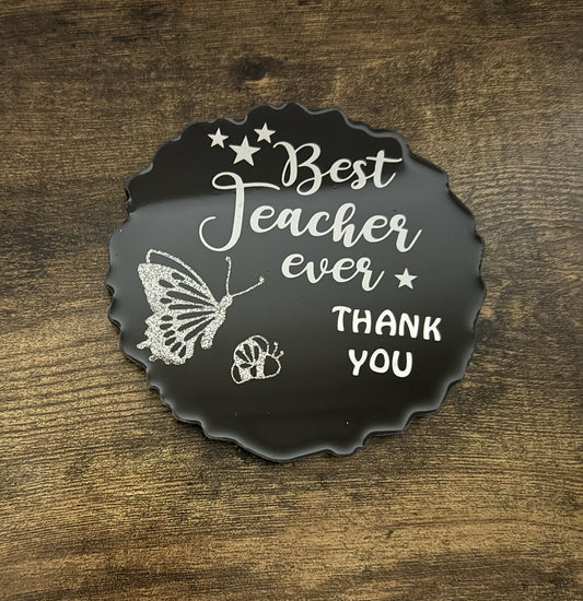 Teacher Gift Appreciation Day Tea Coffee Mug Coaster
