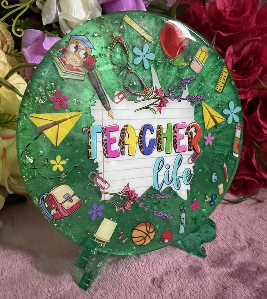 Teacher Appreciation Gift Thank you display stand
