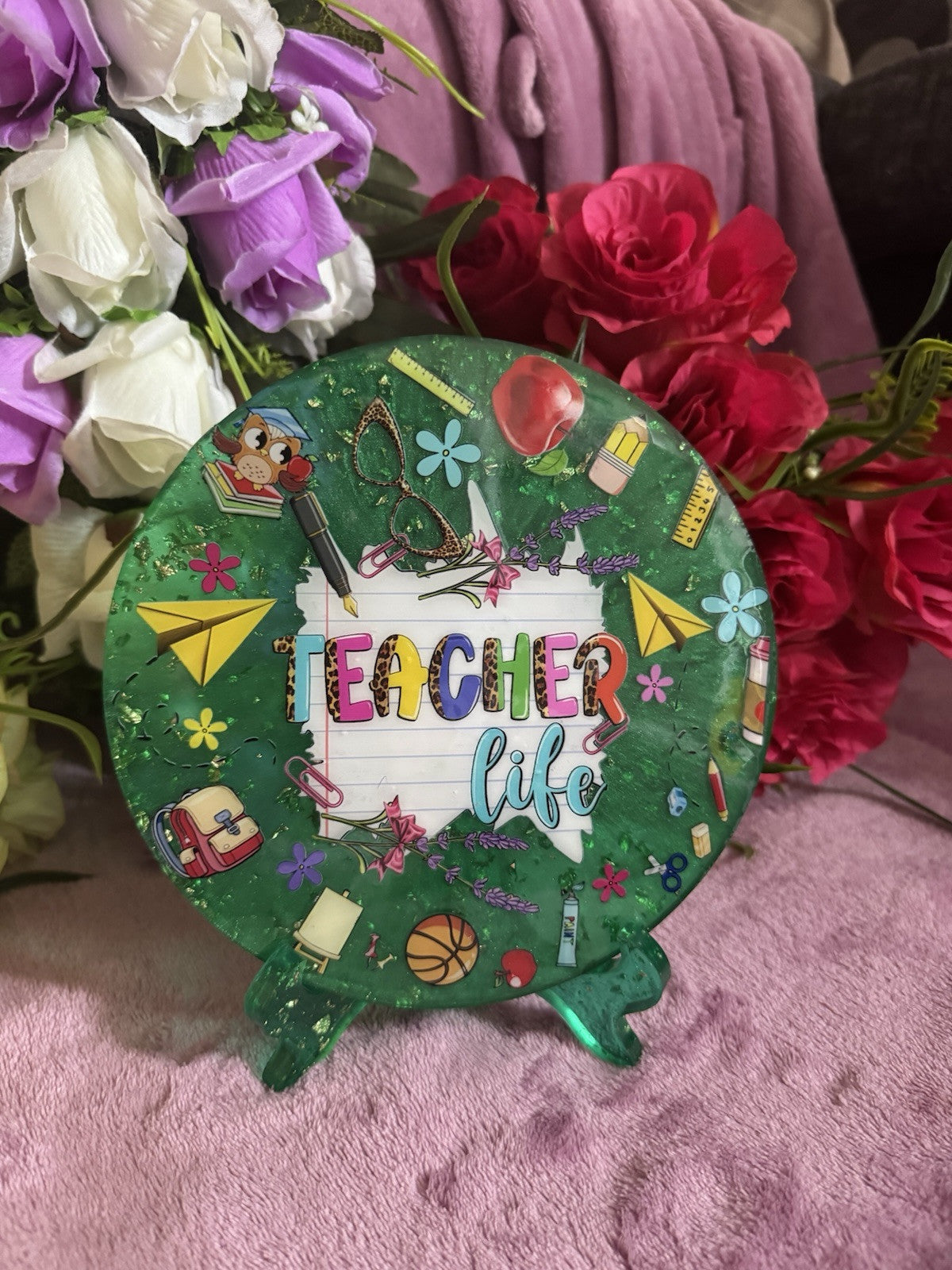 Teacher Appreciation Gift Thank you display stand