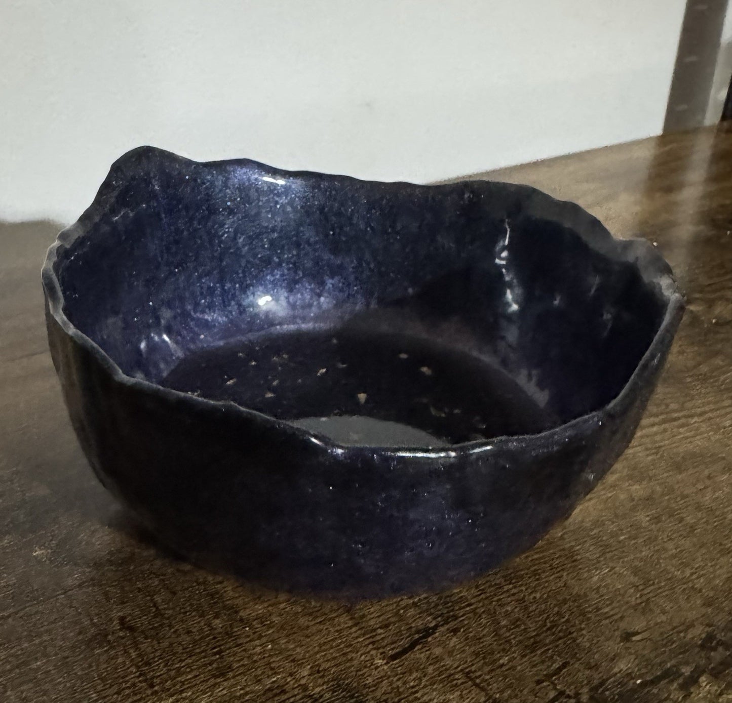 Decorative Resin Bowl Candy Dish Fig Colour Purple Black Gold Home Decor Gift Uk