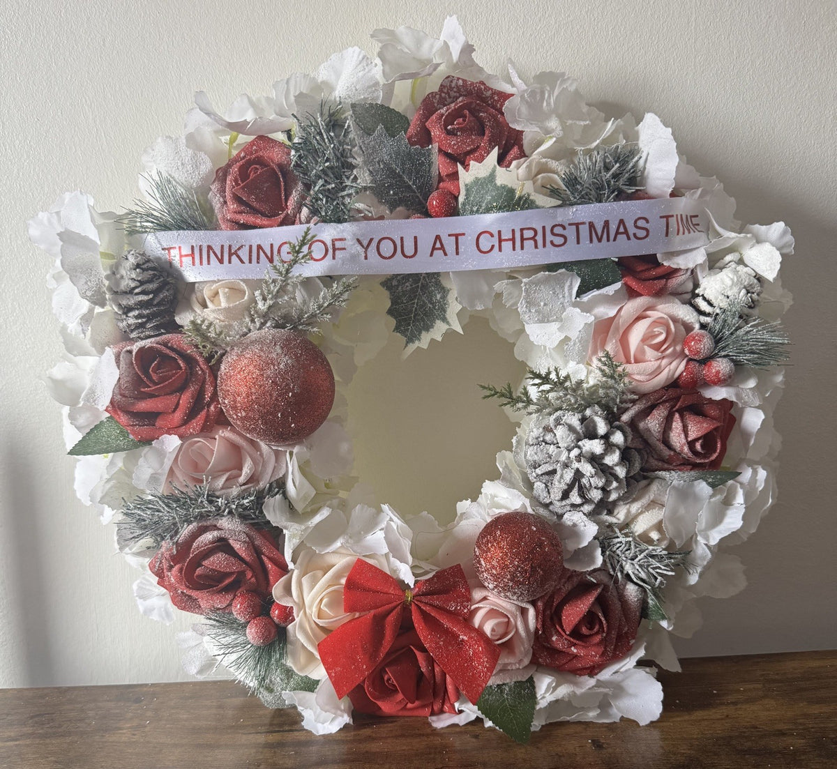 Christmas Wreath Funeral Tribut Wreath Christmas Wreath Memorial Wreath Xmas UK