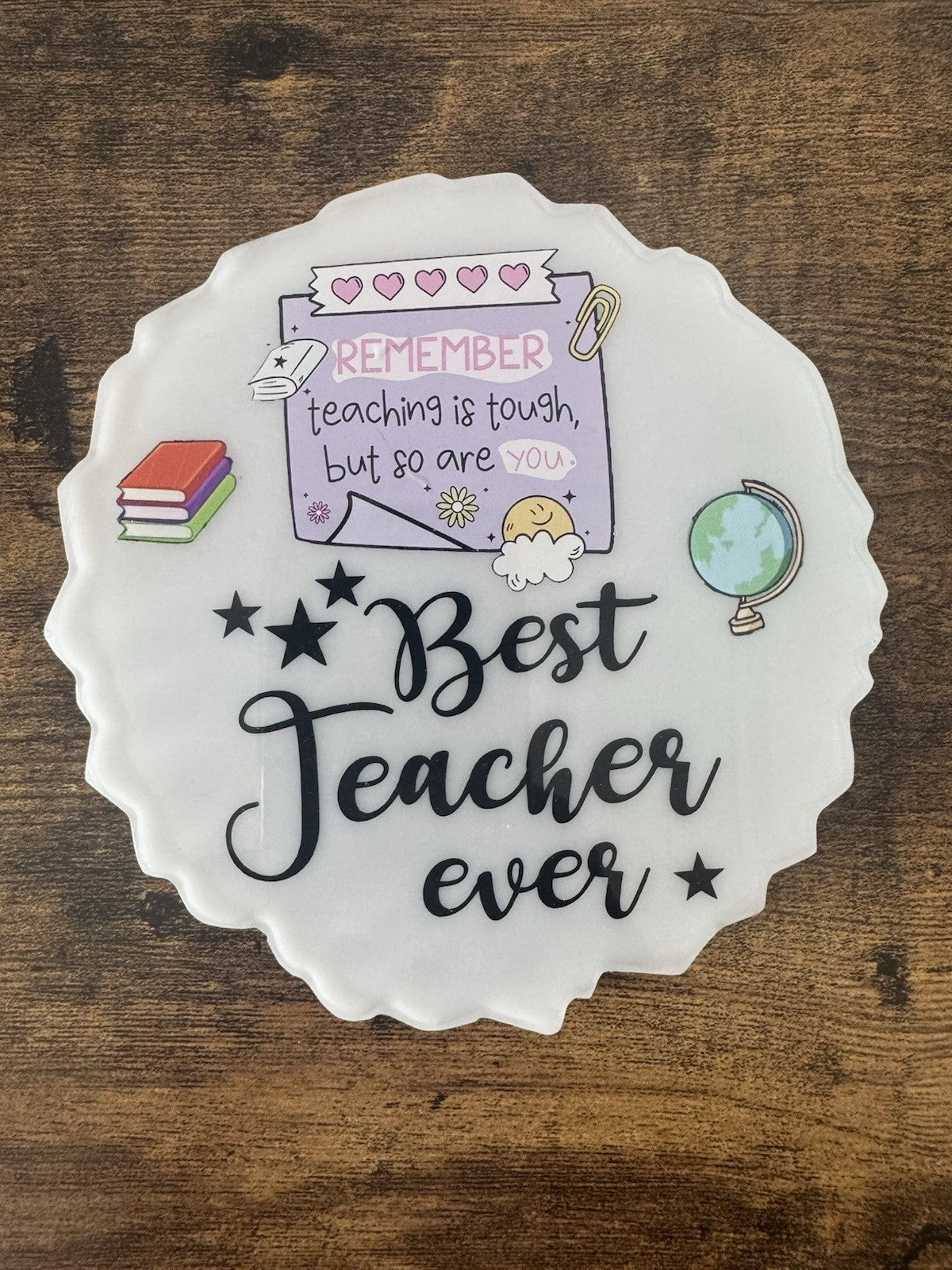 Teacher Gift  Appreciation Day  Tea Coffee Mug Coaster