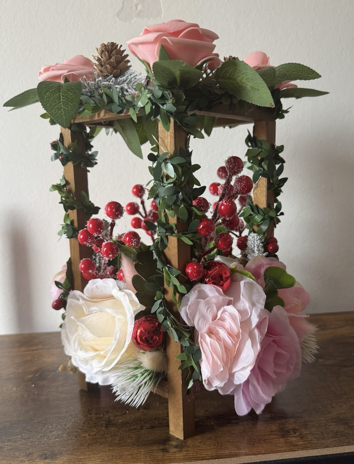 Christmas Table Decoration with Lights Christmas Table Centerpiece for Party New