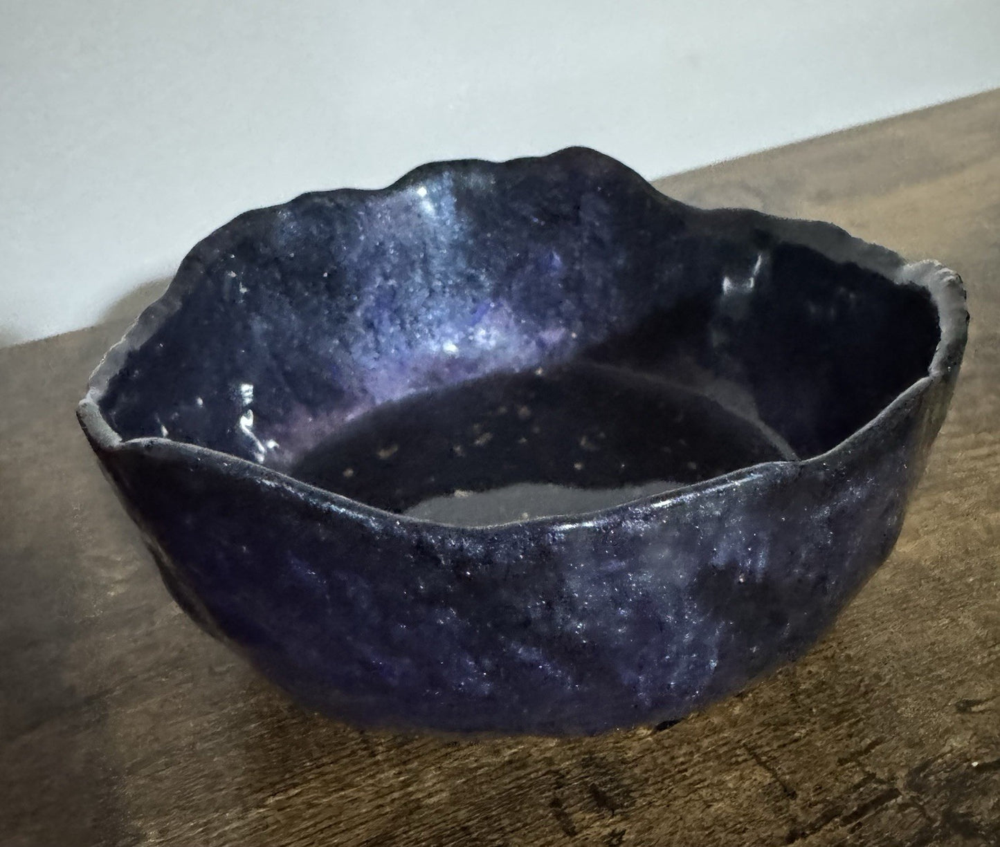 Decorative Resin Bowl Candy Dish Fig Colour Purple Black Gold Home Decor Gift Uk
