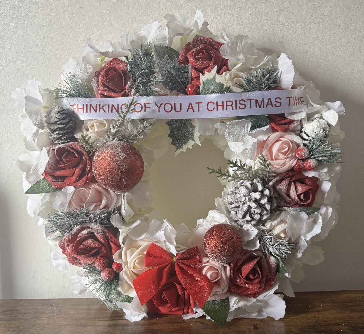 Christmas Wreath Funeral Tribut Wreath Christmas Wreath Memorial Wreath Xmas UK