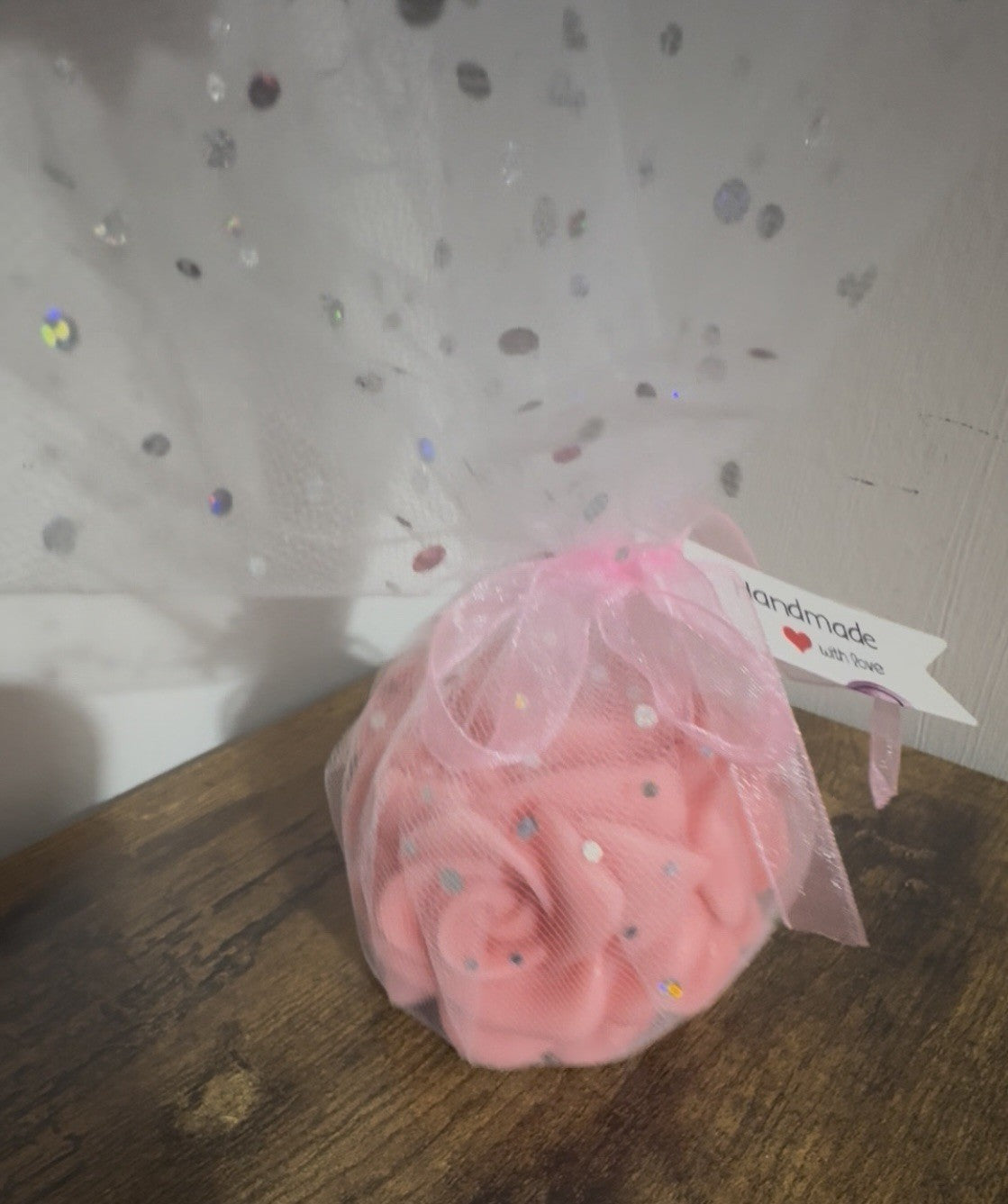 Rose Scented Flower Candle