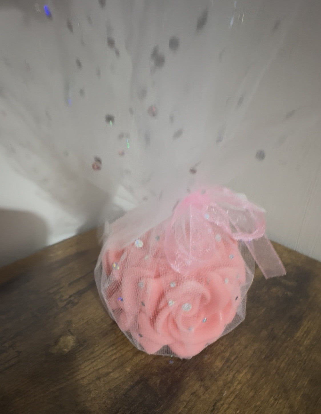 Rose Scented Flower Candle
