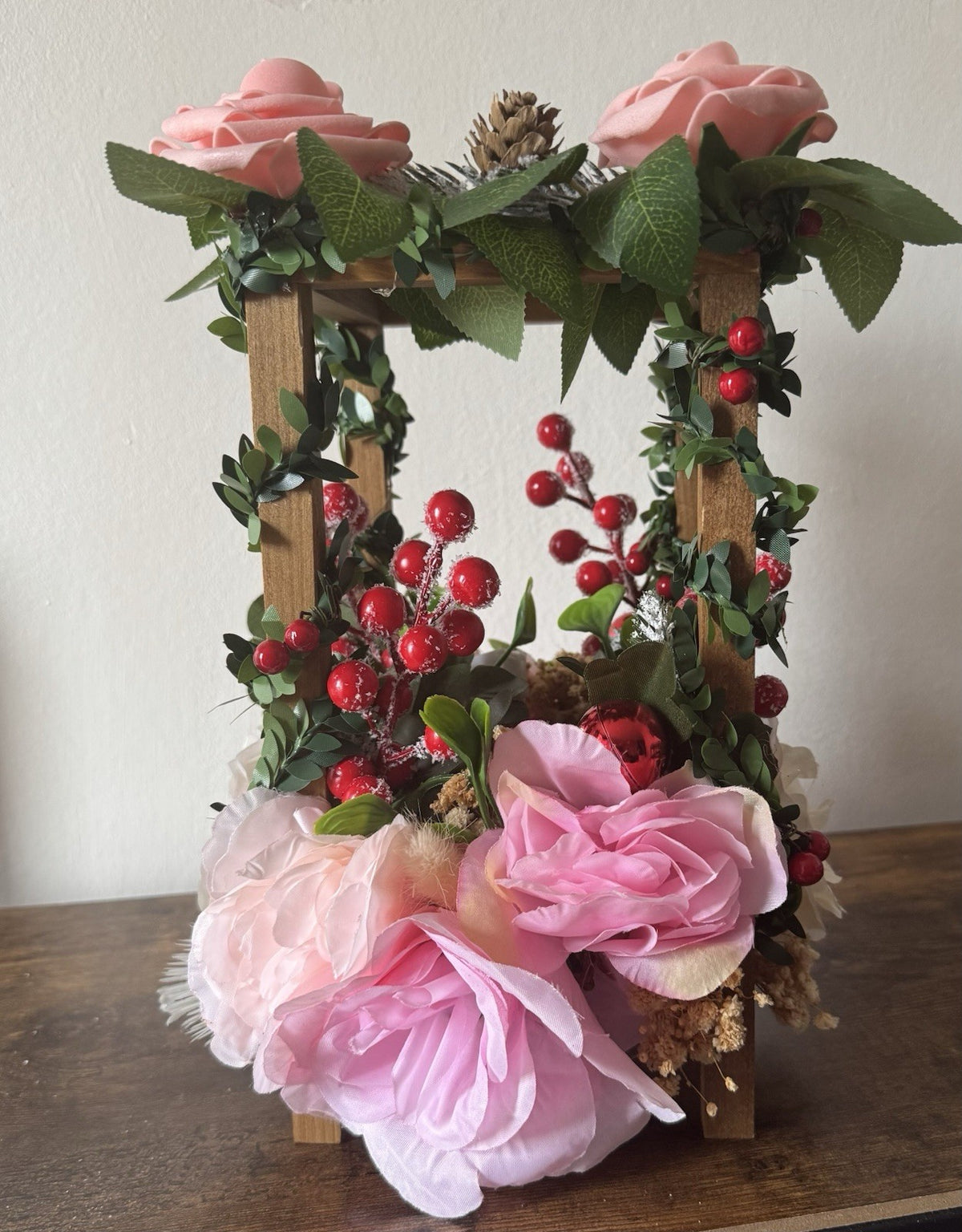 Christmas Table Decoration with Lights Christmas Table Centerpiece for Party New