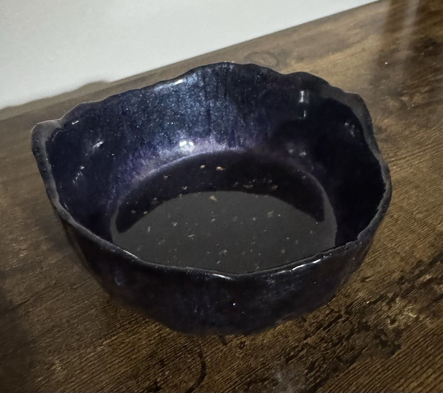 Decorative Resin Bowl Candy Dish Fig Colour Purple Black Gold Home Decor Gift Uk