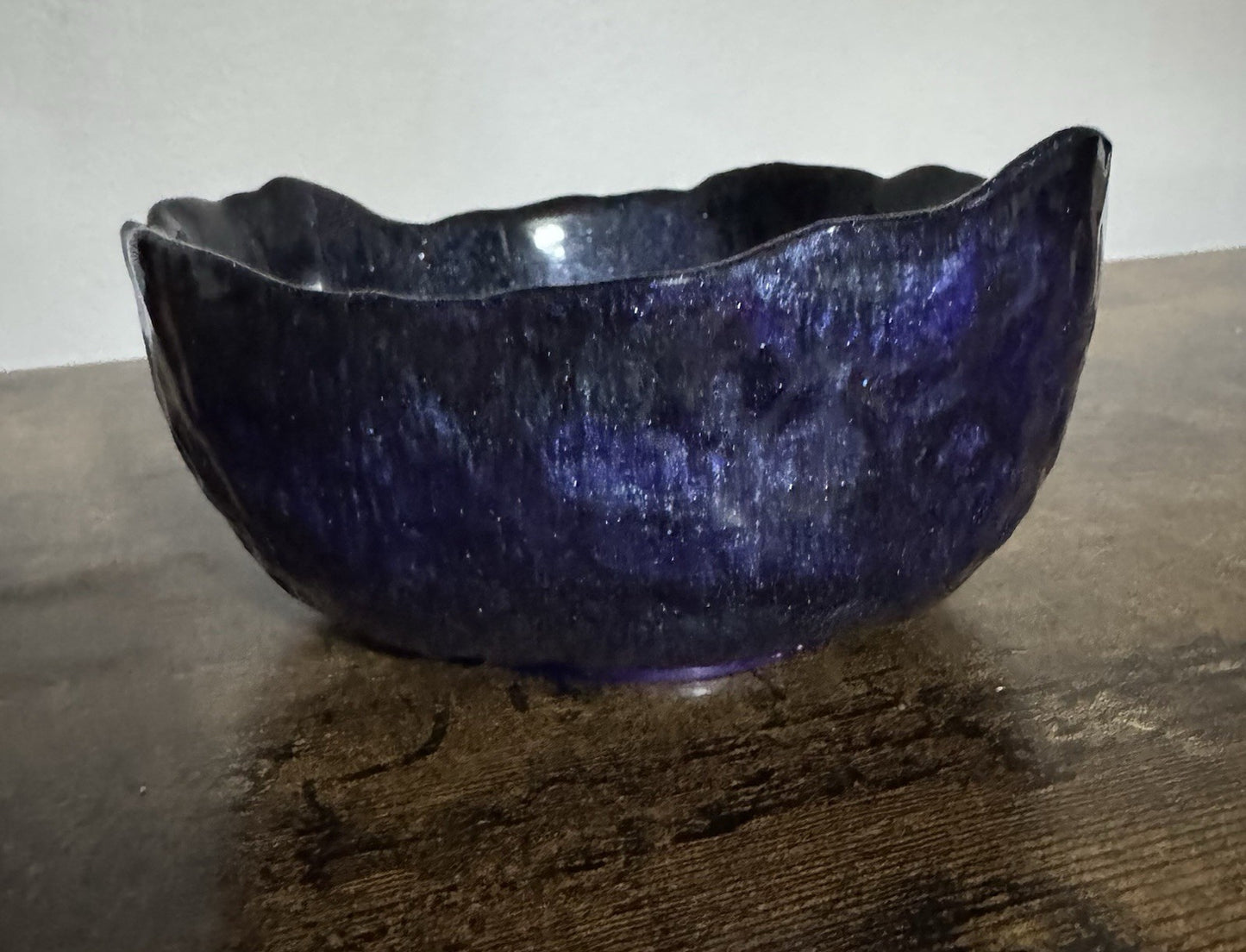 Decorative Resin Bowl Candy Dish Fig Colour Purple Black Gold Home Decor Gift Uk