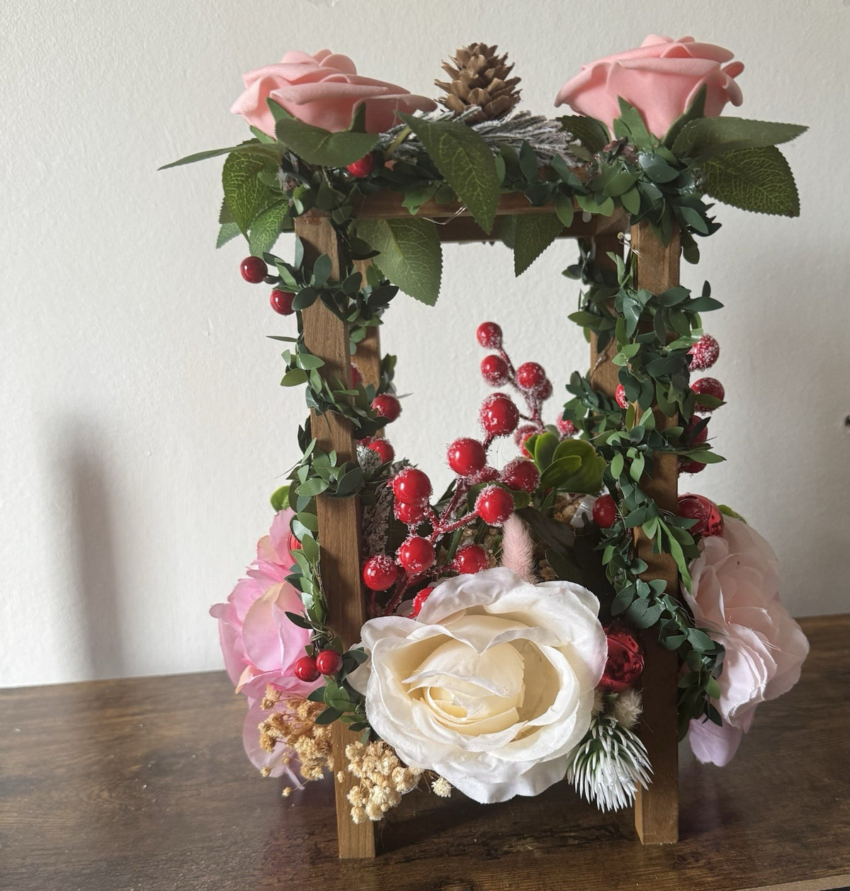 Christmas Table Decoration with Lights Christmas Table Centerpiece for Party New