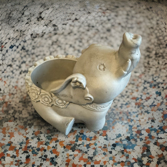 Tea Light  Candle Holder Elephant Jewellery Holder Plant Holder