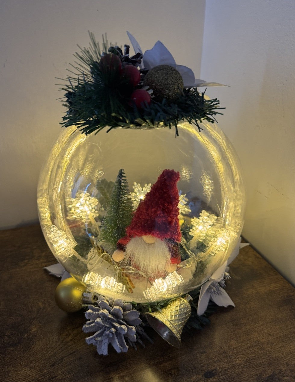Christmas Bowl Light Artificial Handmade Christmas Decoration Christmas Party