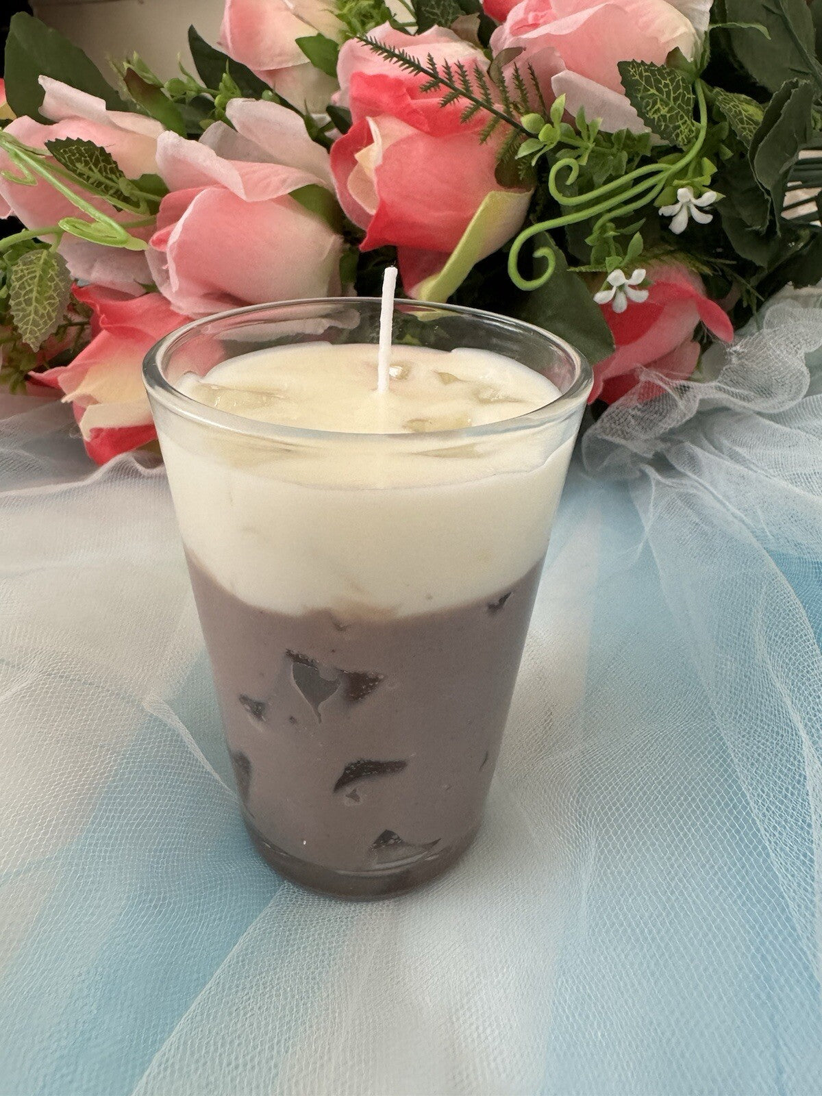Iced coffee candle