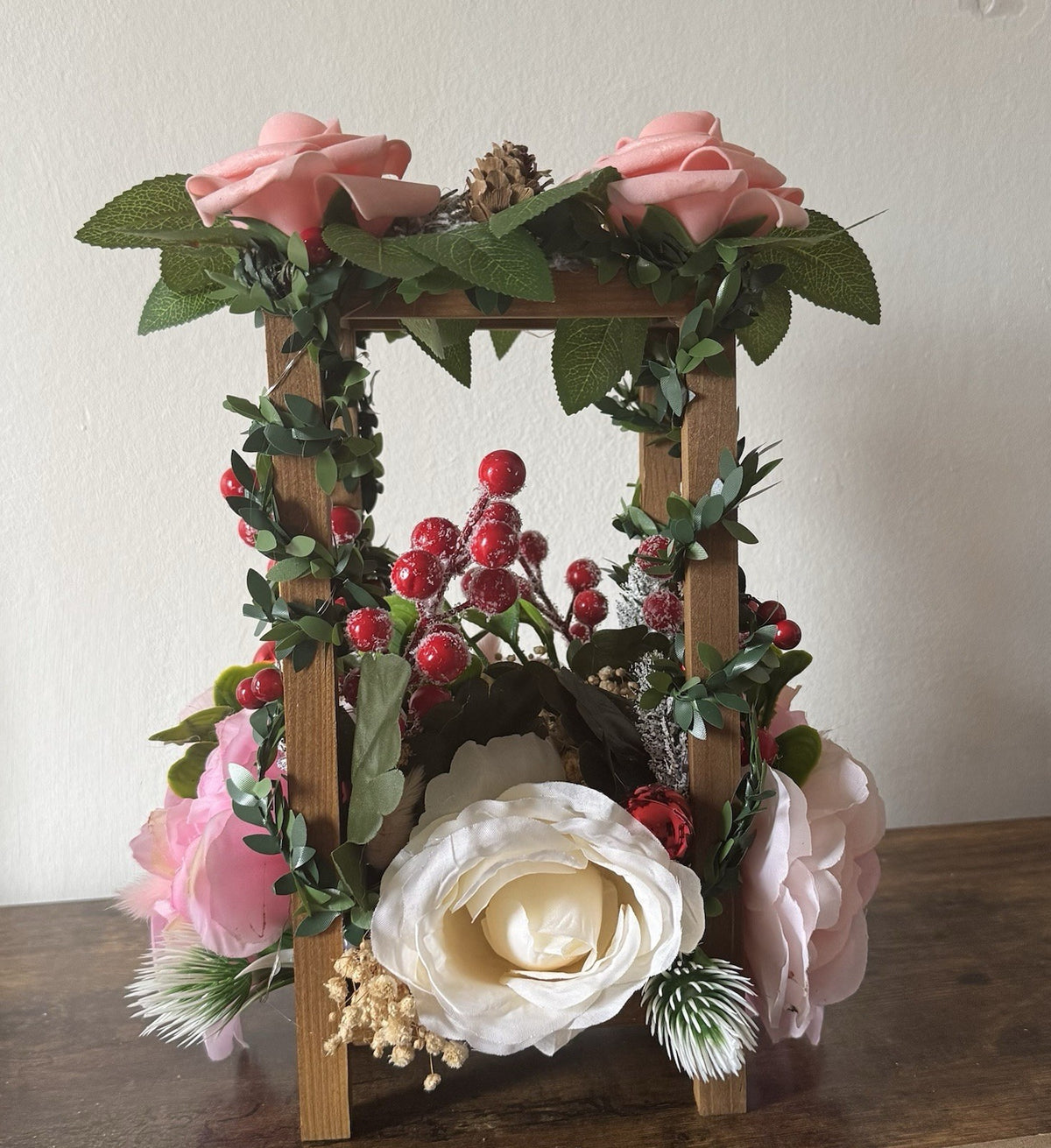 Christmas Table Decoration with Lights Christmas Table Centerpiece for Party New