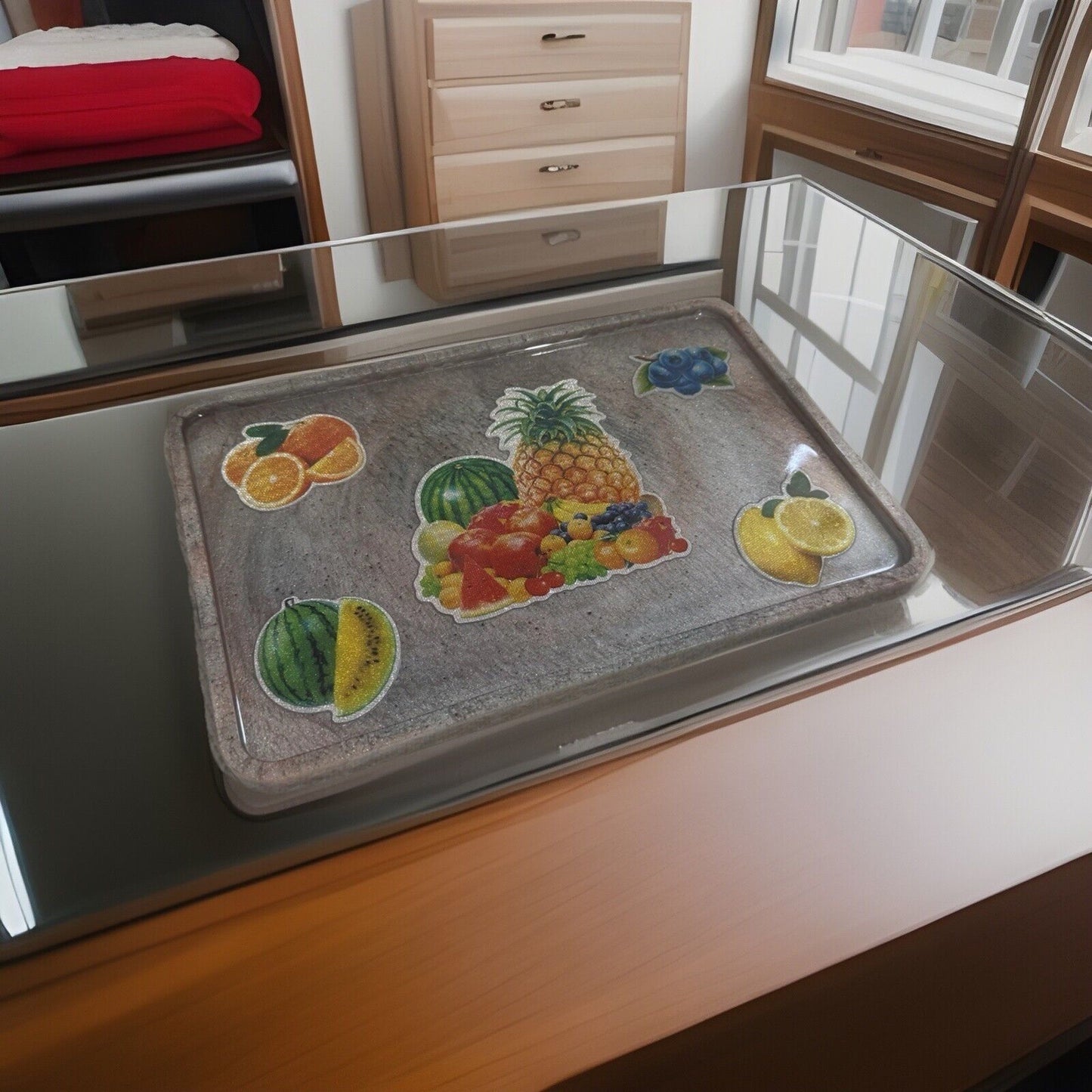 Unique Handmade Kitchen Serving Tray Coffee /Tea  /Cookies Serving
