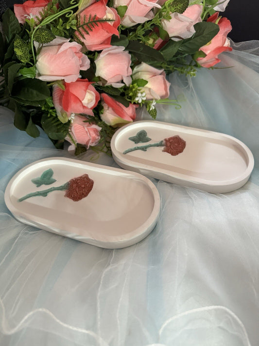 Luxury Trinket Tray Valet Tray Candles Perfume Soap Shampoo Jewellery Holder