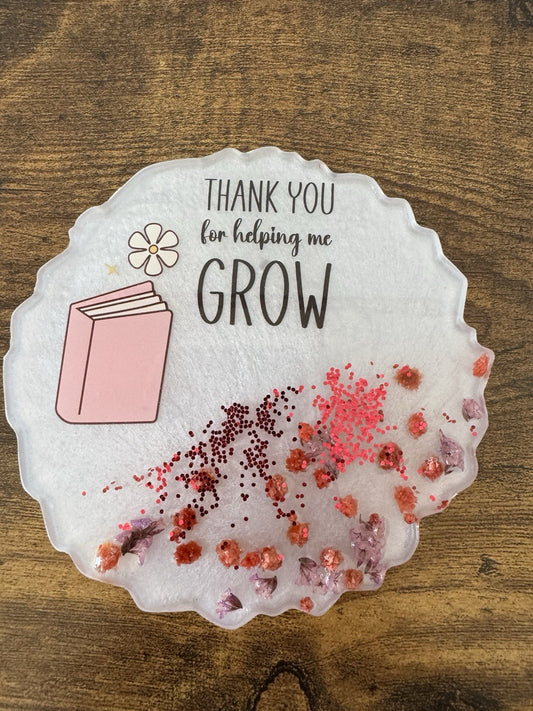 Best Teacher Ever Coaster Teacher  Appreciation Day Gift