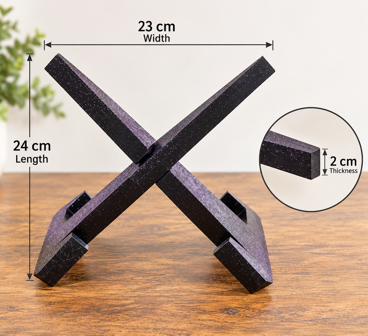 Display Stand for Frames, Plates, Clocks & Resin Art Decor