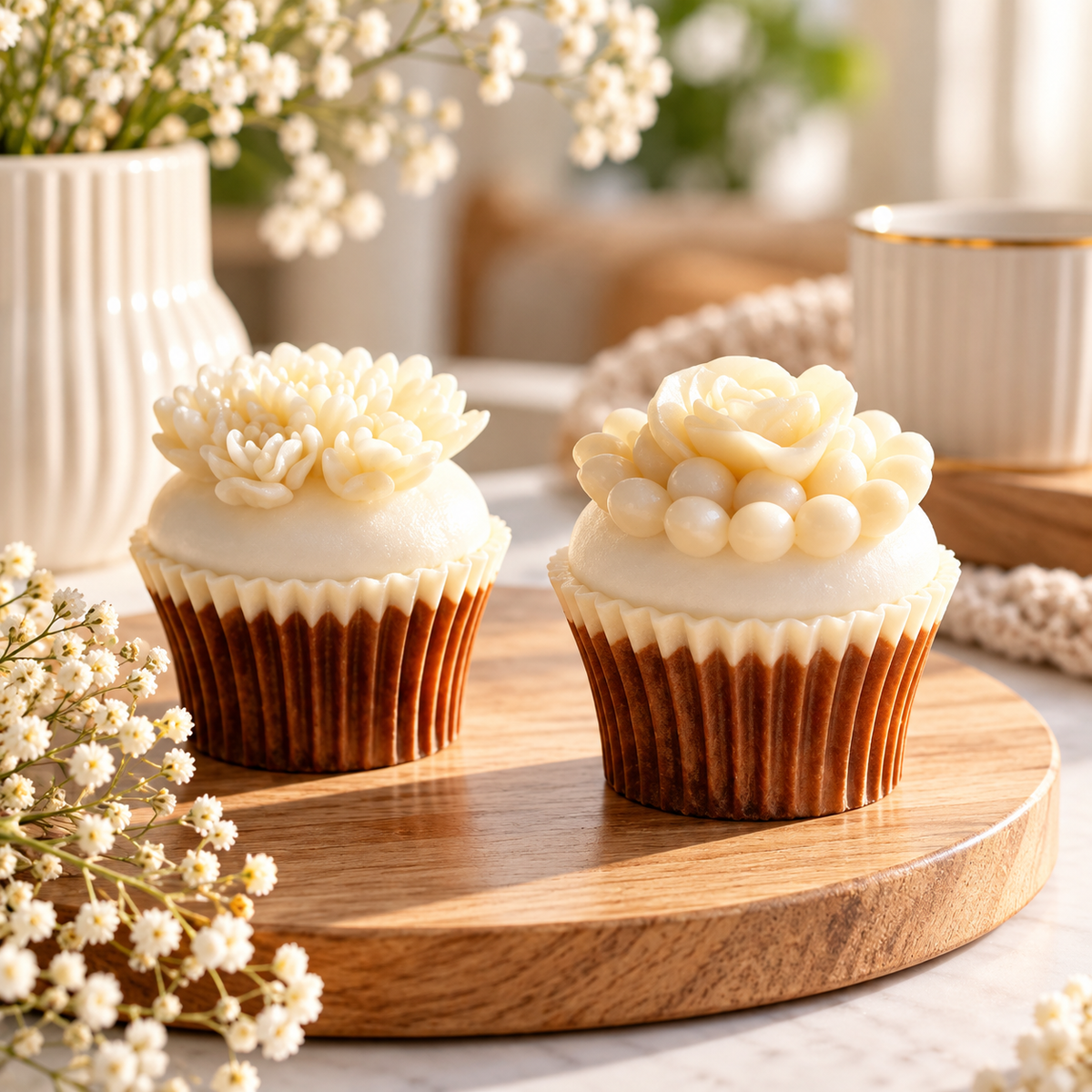 Handmade Resin Cupcake Display – Realistic Fake Cupcake for Shop Window Decor