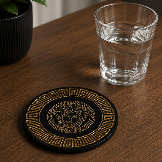 Luxury Resin Coaster Colour Gold /Silver Handmade Decorative Drink Coaster