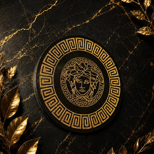 Luxury Resin Coaster Colour Gold /Silver Handmade Decorative Drink Coaster